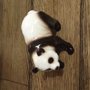 France porcelain black and white bear figurine no scratches.